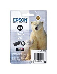 CARTUCCIA NERO-FOTO ORSO POLARE