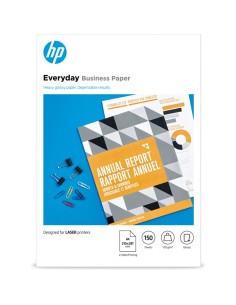 Hp - Confezione da 150 fogli carta originale fotografica laser patinata - 120 gr - A4 - 7MV82A 2